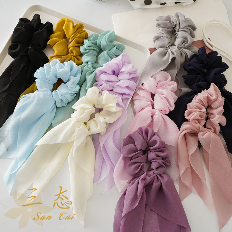 1 PC แฟชั่น 25 ซม.ชีฟองยาวริบบ - Travel Accessories Aesthetic บทวิจารณ์และราคา