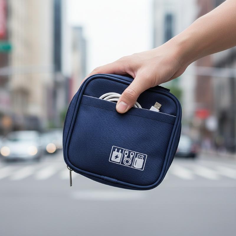 【F】กระเป๋าจัดระเบียบสายเคเบิลแ - Travel Accessories Organizer Bag บทวิจารณ์และราคา