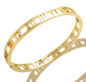 สร้อยข้อมือสแตนเลสสตีลเรียบง่า - Travel Accessories Jewelry บทวิจารณ์และราคา